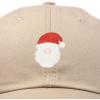 imageDALIX Urban Santa Hat Mens Womens Baseball CapKhaki