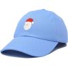 imageDALIX Urban Santa Hat Mens Womens Baseball CapLight Blue