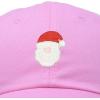 imageDALIX Urban Santa Hat Mens Womens Baseball CapLight Pink