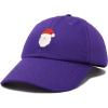 imageDALIX Urban Santa Hat Mens Womens Baseball CapPurple