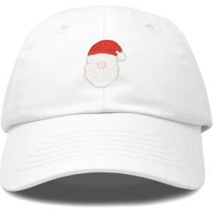imageDALIX Urban Santa Hat Mens Womens Baseball CapWhite