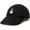 imageDALIX Embroidered Frosty Life Baseball Dad CapBlack