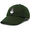 imageDALIX Embroidered Frosty Life Baseball Dad CapDark Green