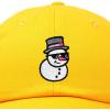 imageDALIX Embroidered Frosty Life Baseball Dad CapGold