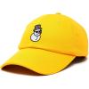 imageDALIX Embroidered Frosty Life Baseball Dad CapGold