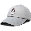 imageDALIX Embroidered Frosty Life Baseball Dad CapGray