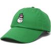 imageDALIX Embroidered Frosty Life Baseball Dad CapKelly Green