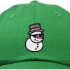 imageDALIX Embroidered Frosty Life Baseball Dad CapKelly Green
