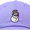 imageDALIX Embroidered Frosty Life Baseball Dad CapLavender