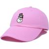 imageDALIX Embroidered Frosty Life Baseball Dad CapLight Pink