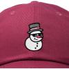 imageDALIX Embroidered Frosty Life Baseball Dad CapMaroon