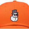 imageDALIX Embroidered Frosty Life Baseball Dad CapOrange