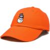 imageDALIX Embroidered Frosty Life Baseball Dad CapOrange