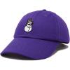 imageDALIX Embroidered Frosty Life Baseball Dad CapPurple