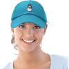 imageDALIX Embroidered Frosty Life Baseball Dad CapTeal