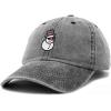 imageDALIX Embroidered Frosty Life Baseball Dad CapWashed Black