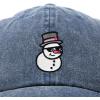 imageDALIX Embroidered Frosty Life Baseball Dad CapWashed Navy Blue