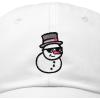 imageDALIX Embroidered Frosty Life Baseball Dad CapWhite