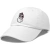 imageDALIX Embroidered Frosty Life Baseball Dad CapWhite
