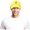 imageDALIX Embroidered Frosty Life Baseball Dad CapYellow