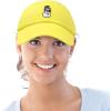 imageDALIX Embroidered Frosty Life Baseball Dad CapYellow