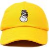 imageDALIX Embroidered Frosty Life Baseball Dad CapGold