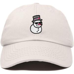 imageDALIX Embroidered Frosty Life Baseball Dad CapBeige