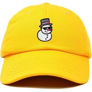 imageDALIX Embroidered Frosty Life Baseball Dad CapGold
