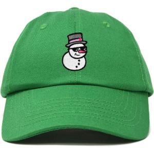 imageDALIX Embroidered Frosty Life Baseball Dad CapKelly Green