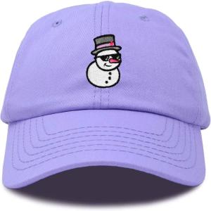 imageDALIX Embroidered Frosty Life Baseball Dad CapLavender