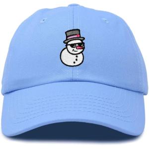 imageDALIX Embroidered Frosty Life Baseball Dad CapLight Blue