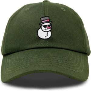 imageDALIX Embroidered Frosty Life Baseball Dad CapOlive