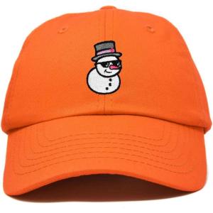 imageDALIX Embroidered Frosty Life Baseball Dad CapOrange