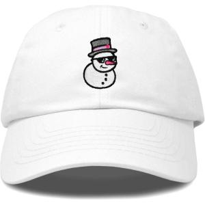 imageDALIX Embroidered Frosty Life Baseball Dad CapWhite