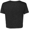 imageDALIX Ghost Embroidered Cropped Flowy Soft Cotton Short Sleeve T Shirt WomensDark Heather