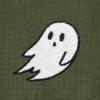 imageDALIX Ghost Embroidered Cropped Relaxed Cropped Soft Lightweight Loose T Shirt WomensMilitary Green