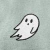 imageDALIX Ghost Embroidered Fleece Zip Washed Hoodie Cold Fall Winter WomenSage