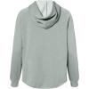 imageDALIX Ghost Embroidered Fleece Zip Washed Hoodie Cold Fall Winter WomenSage
