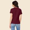imageDALIX Heartly Ghost Embroidered Soft Cotton Short Sleeve T Shirt WomensMaroon