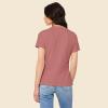 imageDALIX Heartly Ghost Embroidered Soft Cotton Short Sleeve T Shirt WomensMauve