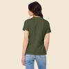 imageDALIX Heartly Ghost Embroidered Soft Cotton Short Sleeve T Shirt WomensMilitary Green