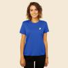 imageDALIX Heartly Ghost Embroidered Soft Cotton Short Sleeve T Shirt WomensRoyal Blue