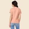 imageDALIX Heartly Ghost Embroidered Soft Cotton Short Sleeve T Shirt WomensTerracotta