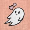 imageDALIX Heartly Ghost Embroidered Soft Cotton Short Sleeve T Shirt WomensTerracotta