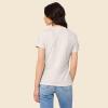 imageDALIX Heartly Ghost Embroidered Soft Cotton Short Sleeve T Shirt WomensVintage White