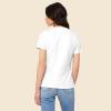 imageDALIX Heartly Ghost Embroidered Soft Cotton Short Sleeve T Shirt WomensWhite