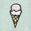 imageDALIX Ice Cream Embroidered Cropped Flowy Soft Cotton Short Sleeve T Shirt WomensDusty Blue