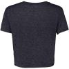 imageDALIX Ice Cream Embroidered Cropped Flowy Soft Cotton Short Sleeve T Shirt WomensHeather Navy