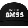 imageDALIX Im The Boss Baby Hat Infant Baseball Cap for Baby Girls and BoysBlack