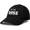 imageDALIX Im The Boss Baby Hat Infant Baseball Cap for Baby Girls and BoysBlack
